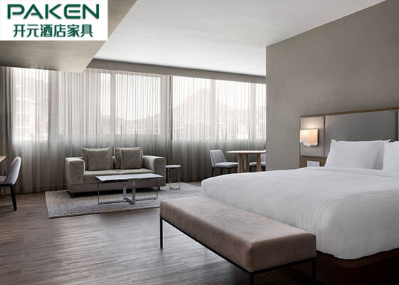 Hotel Five Star Standard Bedroom Furniture Sets Ashtree Veneer + Light Hue Leisure Furniture