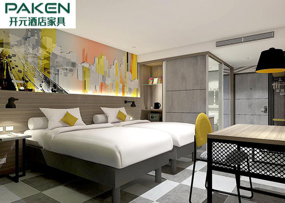 Engineered Bench / Oak Veneer Hotel Living Room Furnitures Large King Room Suites