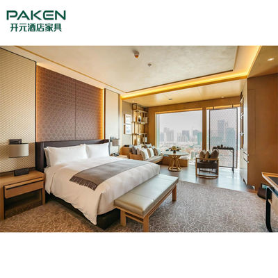 quality  Hotel High Glossy Finish Queen Size Bedroom Suites factory