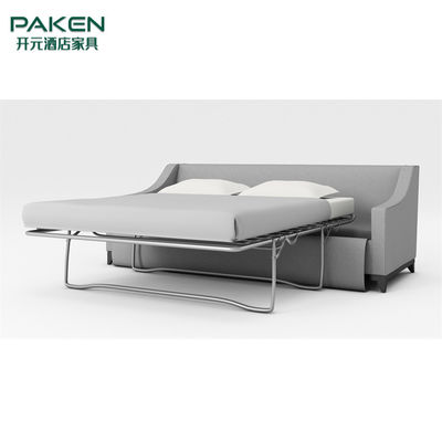 Three Two Seater Sofa Bed With Folding Metal Frame