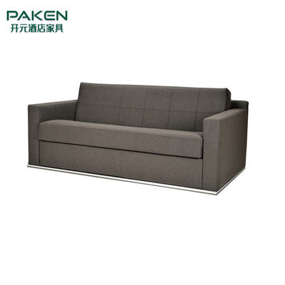 Metal Legs And Base Solid Wooden Hotel Sofa Bed