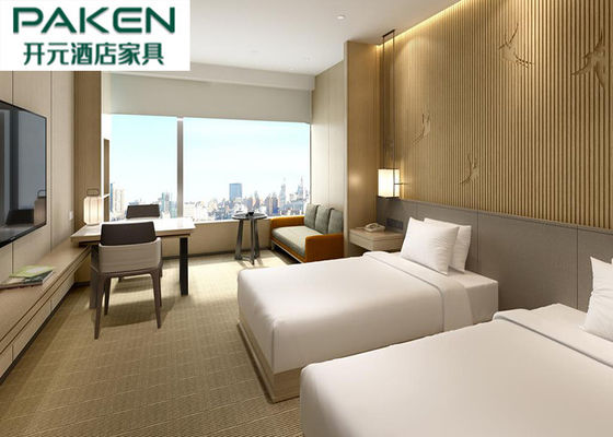 Grand Hyatt Luxury Hotel Furniture Plywood Panel Decorates Top Suites With Large Space