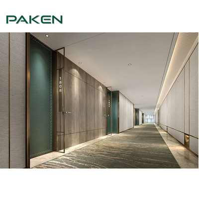 High Density Foam ISO9001 Interior hotel wall panels Fixed Furniture Paken HQF-006