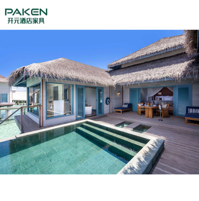 Luxury Accor Hotels Raffles Malives Resorts Custom Made Water Villa / Beach Villa Furniture