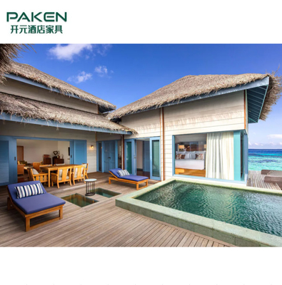 Luxury Accor Hotels Raffles Malives Resorts Custom Made Water Villa / Beach Villa Furniture